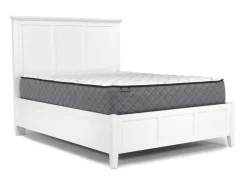 Mor Furniture Grace Panel Bed, Dresser, Mirror & Nightstand In Snowfall, Full