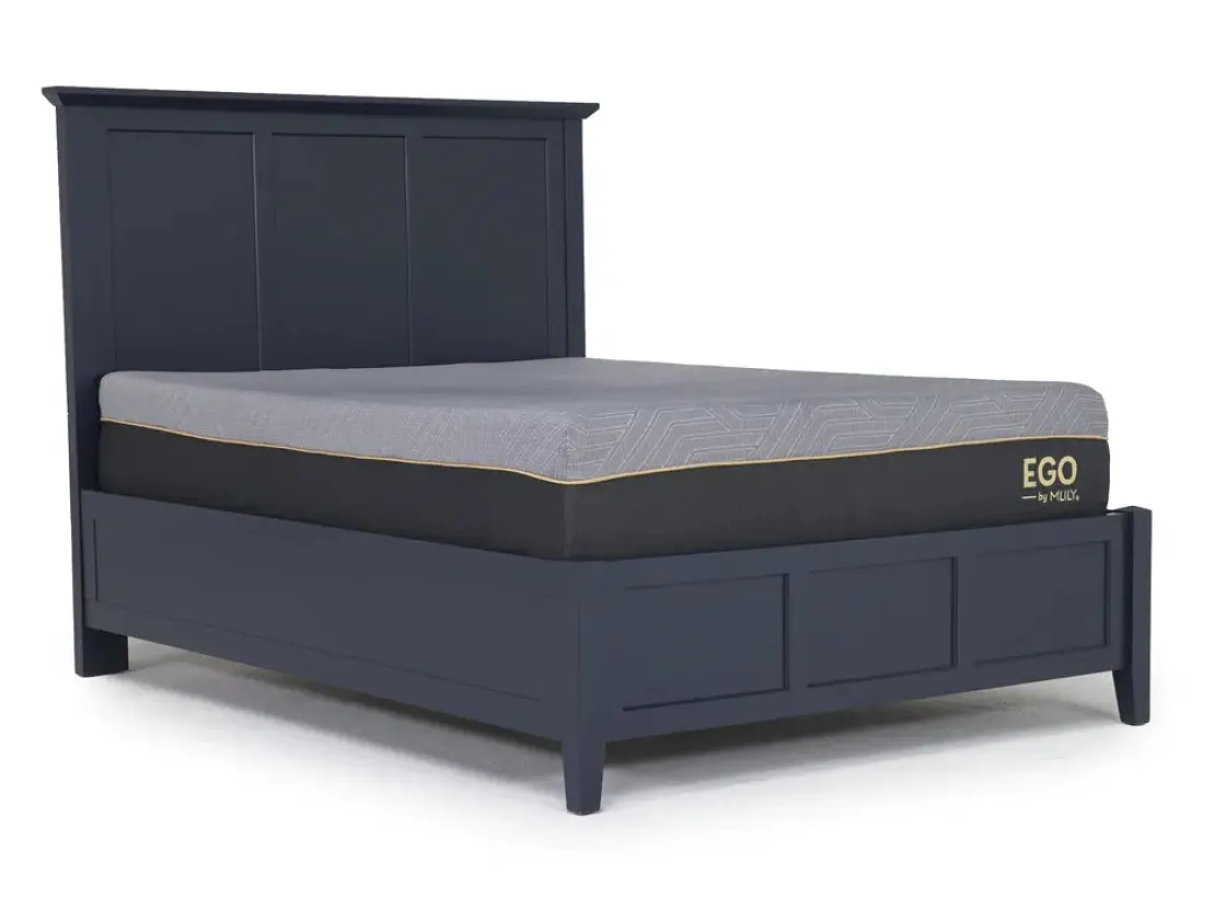 Mor Furniture Grace Panel Bed, Dresser, Mirror & Nightstand In Snowfall, Full
