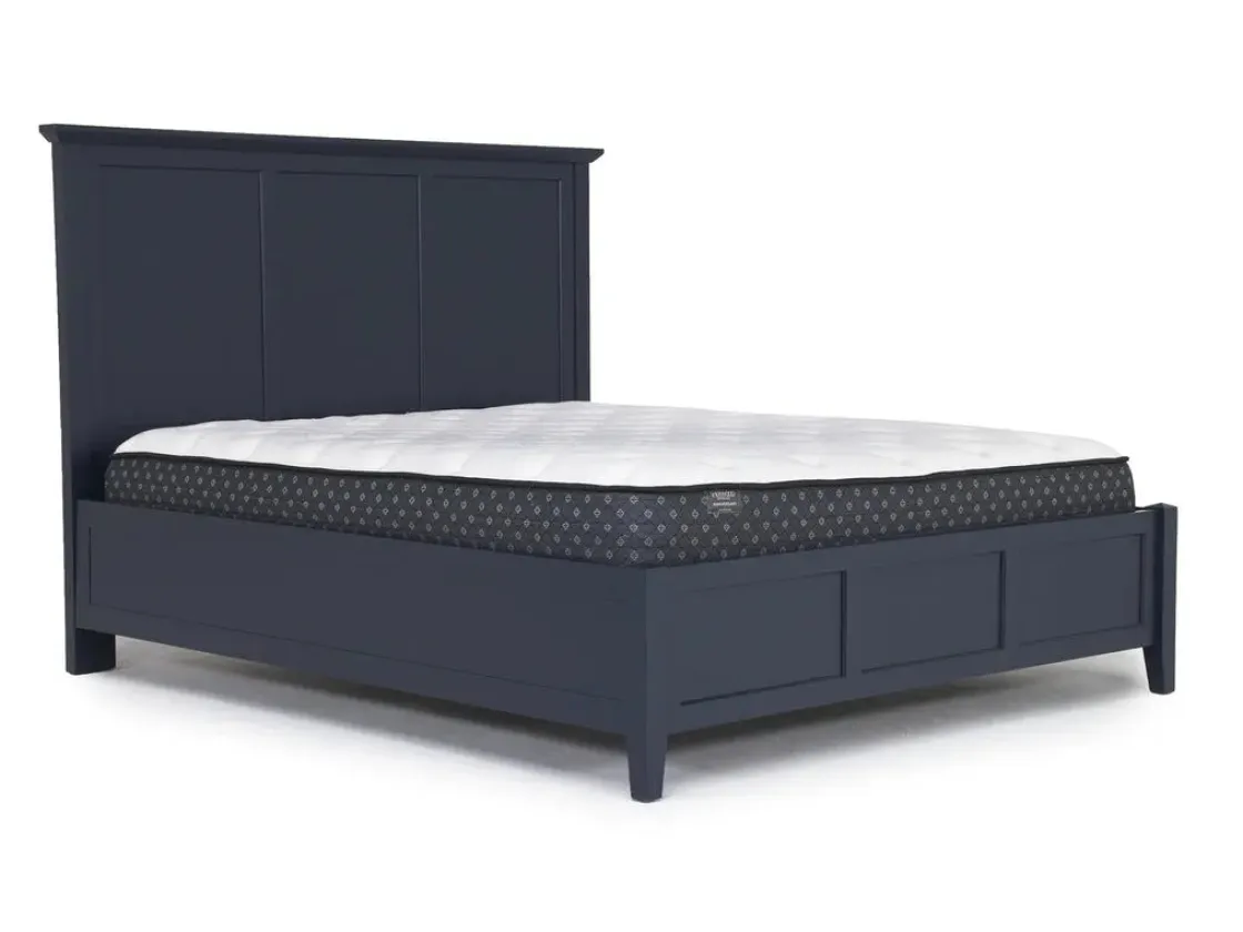 Mor Furniture Grace Panel Bed, Dresser, Mirror & Nightstand In Snowfall, Full