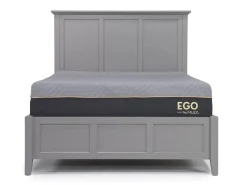 Mor Furniture Grace Panel Bed, Dresser, Mirror & Nightstand In Snowfall, Full