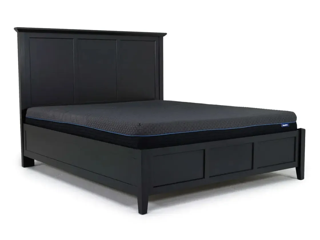 Mor Furniture Grace Panel Bed, Dresser, Mirror & Nightstand In Snowfall, Full