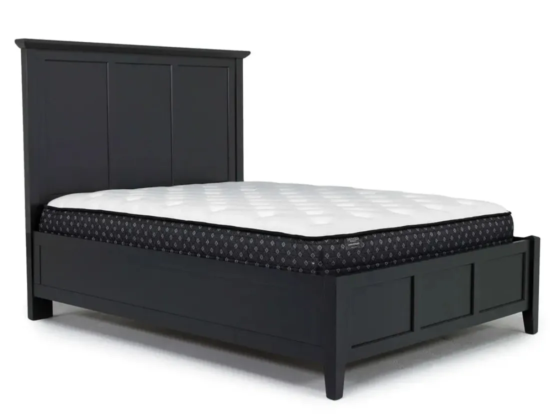 Mor Furniture Grace Panel Bed, Dresser, Mirror & Nightstand In Snowfall, Full