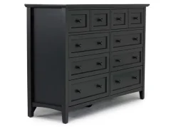 Mor Furniture Grace Panel Bed, Dresser, Mirror & Nightstand In Snowfall, Full