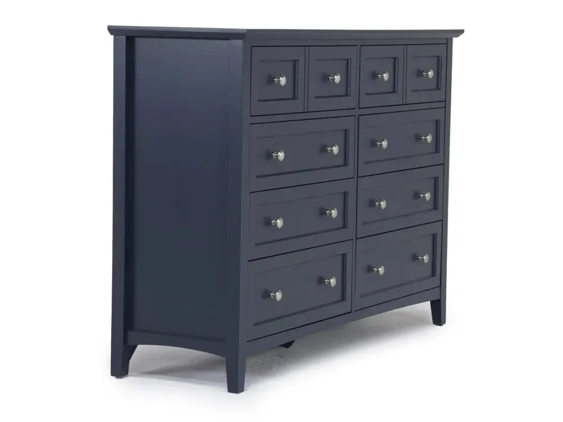 Mor Furniture Grace Panel Bed, Dresser, Mirror & Nightstand In Snowfall, Full