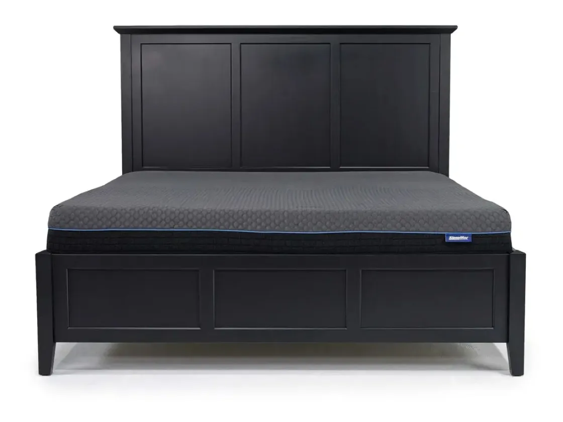 Mor Furniture Grace Panel Bed In Raven, Full