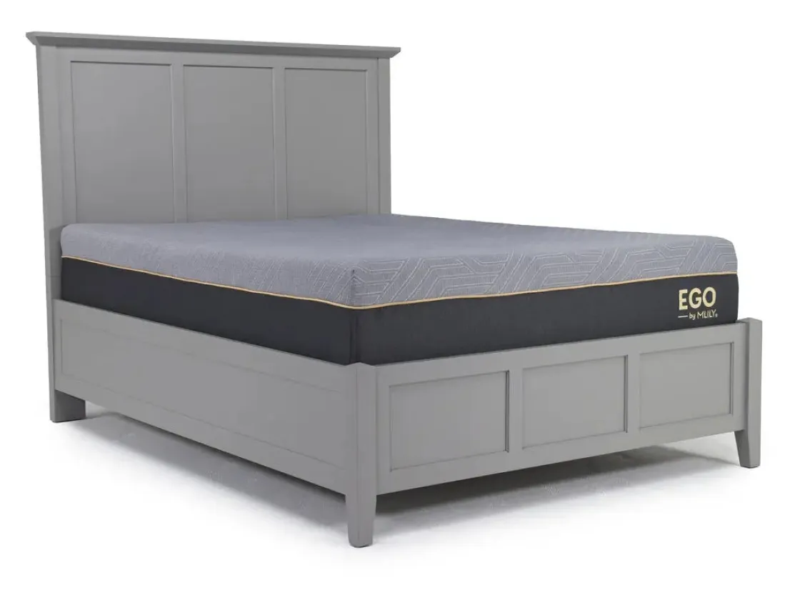 Mor Furniture Grace Panel Bed In Raven, Full