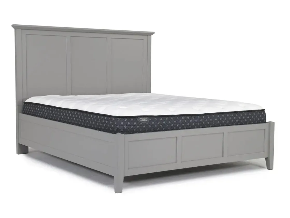 Mor Furniture Grace Panel Bed In Raven, Full