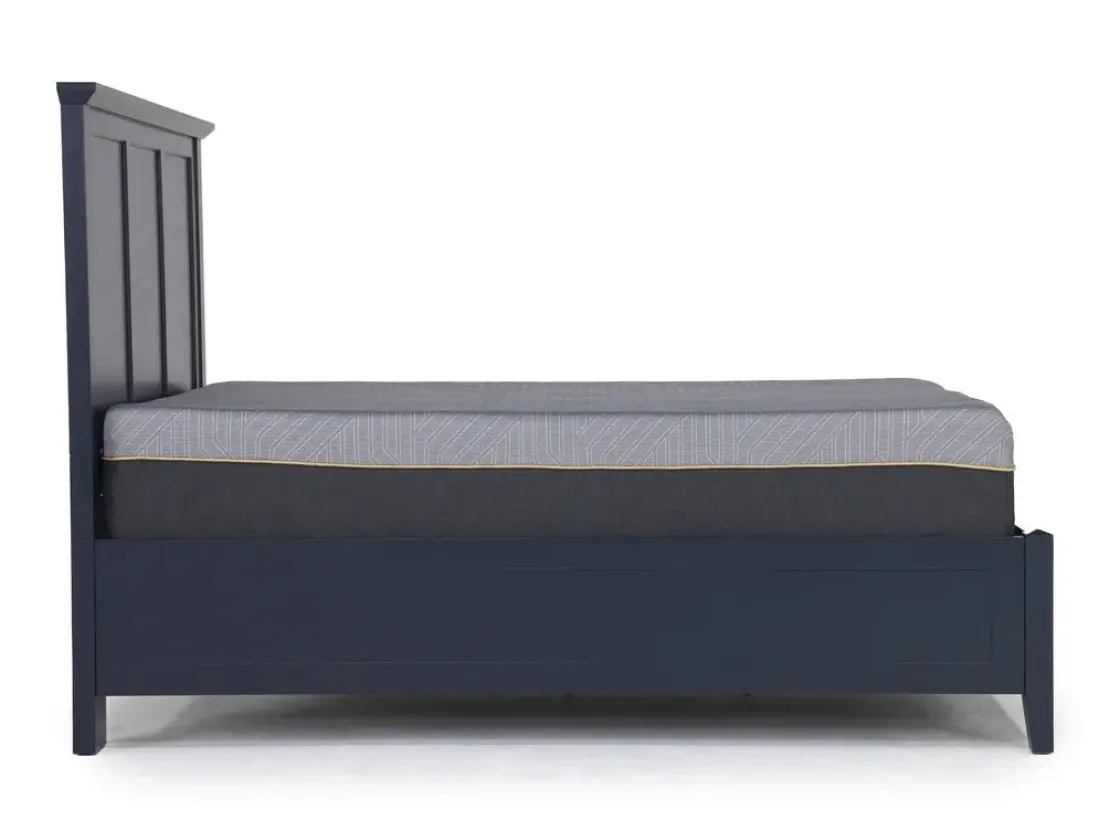 Mor Furniture Grace Panel Bed In Raven, Full