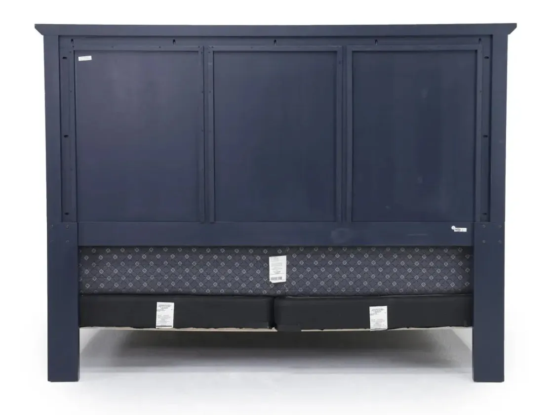Mor Furniture Grace Panel Bed In Raven, Full