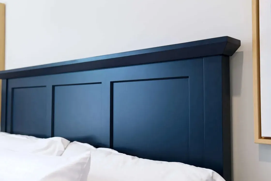 Mor Furniture Grace Panel Bed In Raven, Full