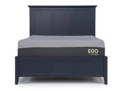 Mor Furniture Grace Panel Bed In Raven, Full