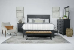 Mor Furniture Grace Storage Bed, Dresser, Mirror & Nightstand In Snowfall, Full
