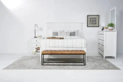 Mor Furniture Grace Storage Bed, Dresser, Mirror & Nightstand In Snowfall, Full