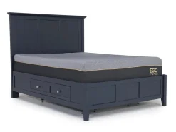 Mor Furniture Grace Storage Bed, Dresser, Mirror & Nightstand In Snowfall, Full