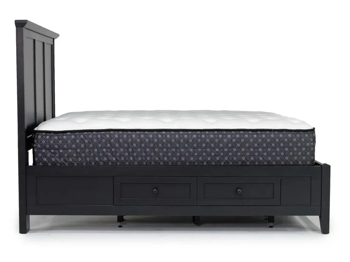 Mor Furniture Grace Storage Bed In Raven, Full