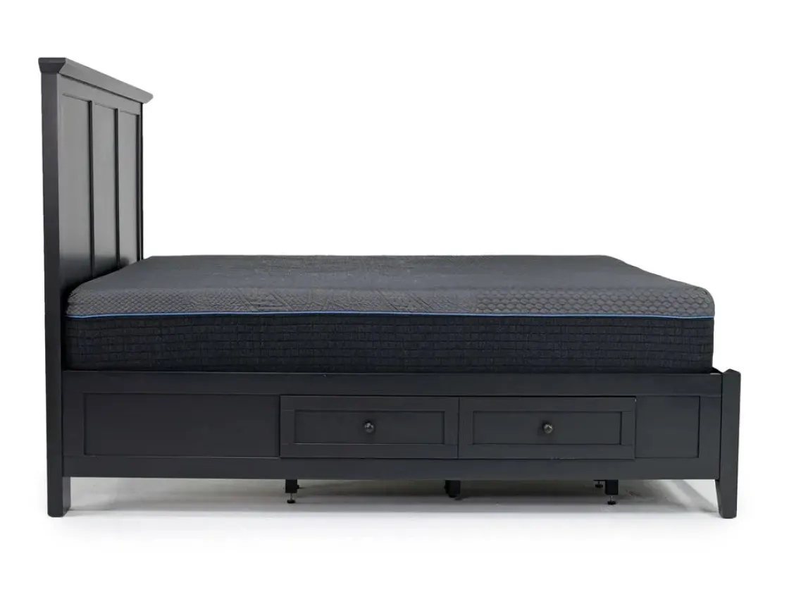 Mor Furniture Grace Storage Bed In Raven, Full
