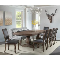 Mor Furniture Gramercy Dining Bench In Walnut
