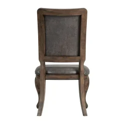 Mor Furniture Gramercy Tufted Tall Back Side Chair In Walnut, Set Of 2
