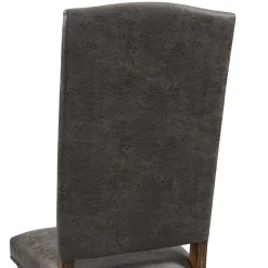 Mor Furniture Gramercy Tufted Tall Back Side Chair In Walnut, Set Of 2