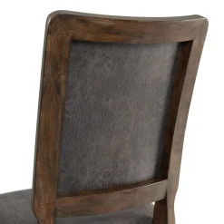 Mor Furniture Gramercy Tufted Tall Back Side Chair In Walnut, Set Of 2