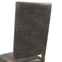 Mor Furniture Gramercy Tufted Tall Back Side Chair In Walnut, Set Of 2