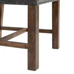 Mor Furniture Gramercy Tufted Tall Back Side Chair In Walnut, Set Of 2