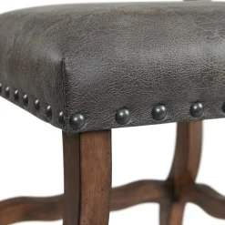 Mor Furniture Gramercy Tufted Tall Back Side Chair In Walnut, Set Of 2