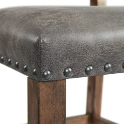 Mor Furniture Gramercy Tufted Tall Back Side Chair In Walnut, Set Of 2