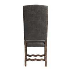 Mor Furniture Gramercy Tufted Tall Back Side Chair In Walnut, Set Of 2