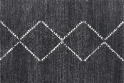 Mor Furniture Granada Luna Rug In Diamond Black, 5’ X 8’