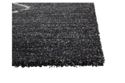Mor Furniture Granada Luna Rug In Diamond Black, 5’ X 8’