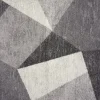 Mor Furniture Granada Vista Rug In Gray Geometric, 5’ X 8’