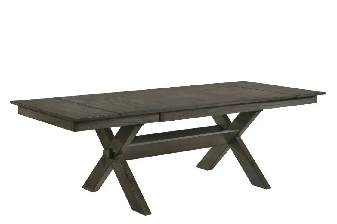 Mor Furniture Gulliver Dining Table In Rustic Brown