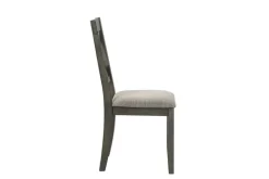 Mor Furniture Gulliver Side Chair In Rustic Brown, Set Of 2