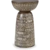 Mor Furniture Hadcher Accent Table In Warm Brown And Cream