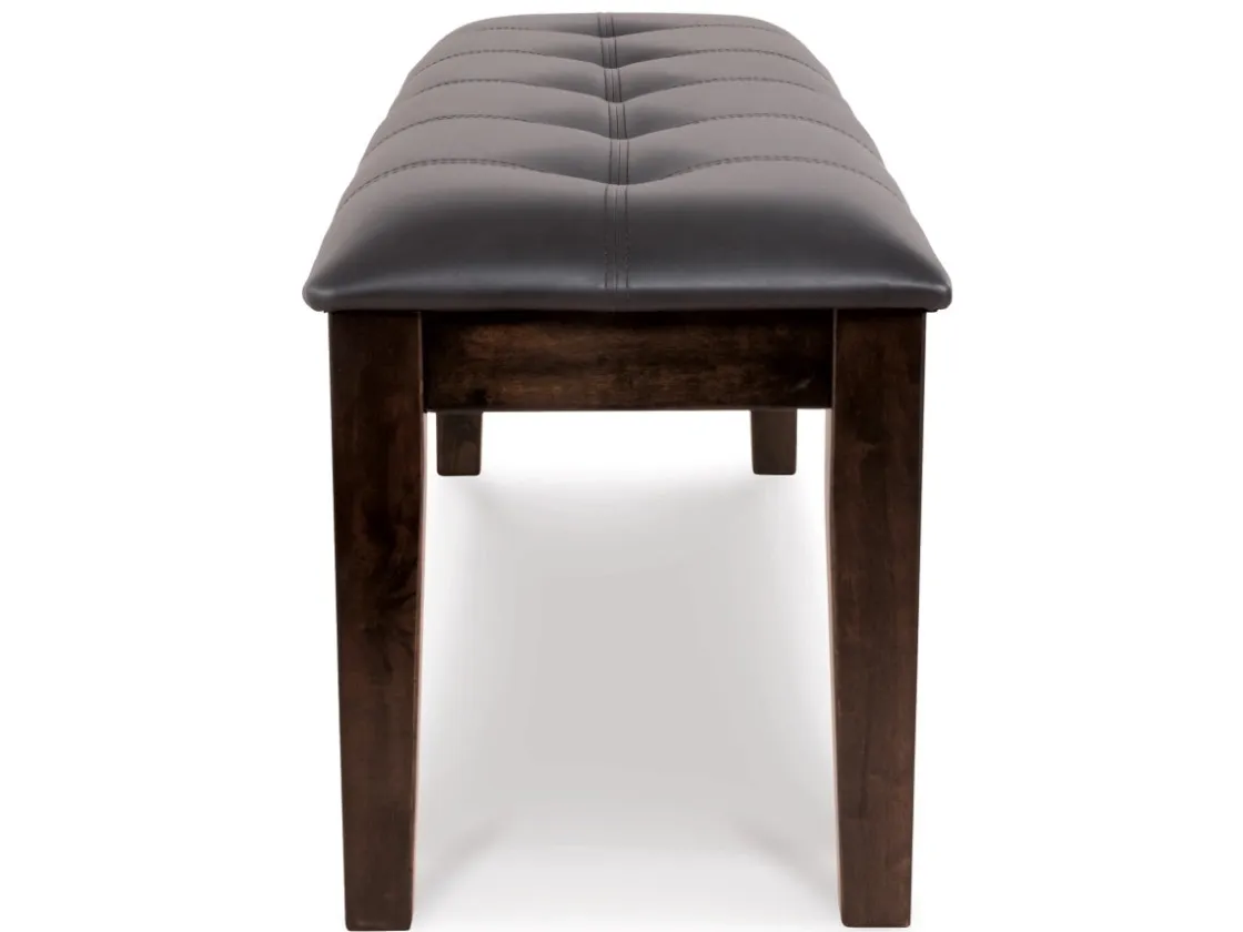 Mor Furniture Haddigan Dining Bench In Dark Brown