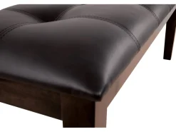 Mor Furniture Haddigan Dining Bench In Dark Brown