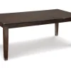 Mor Furniture Haddigan Extendable Dining Table In Dark Brown