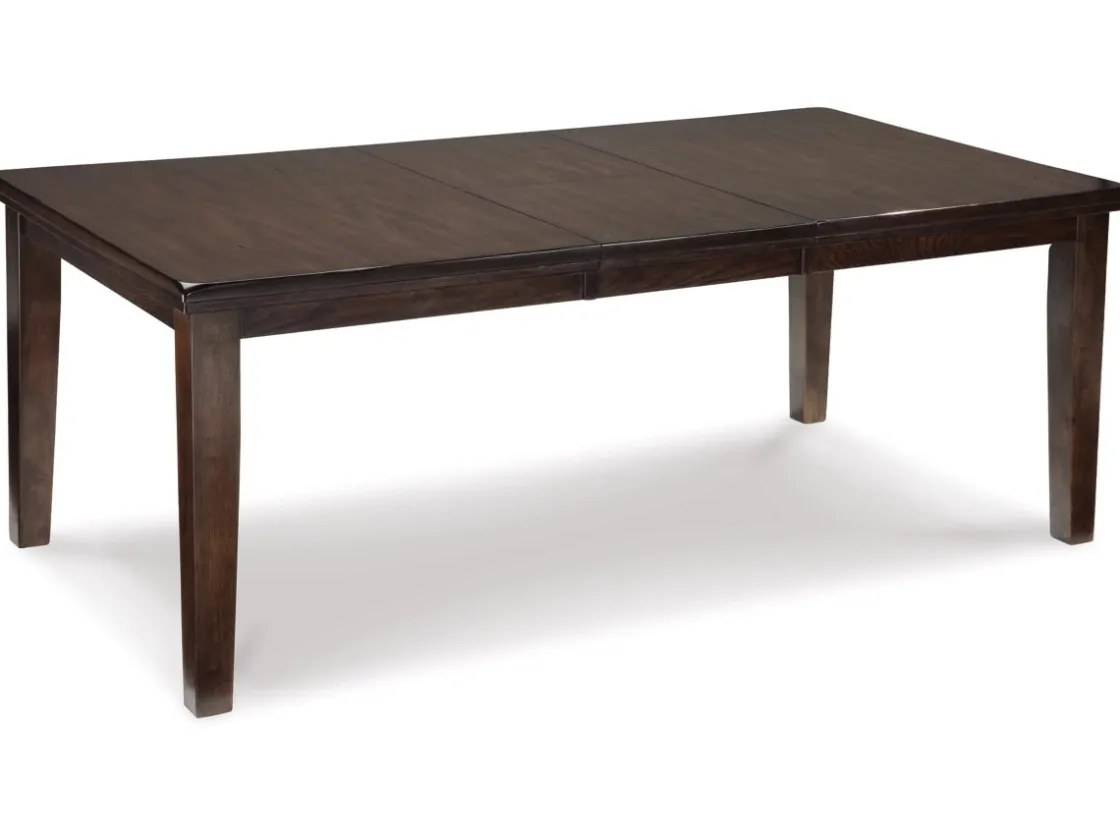 Mor Furniture Haddigan Extendable Dining Table In Dark Brown