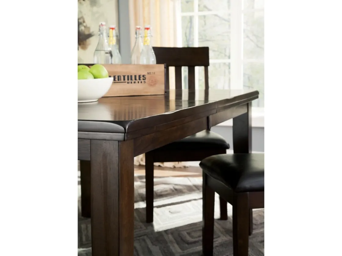 Mor Furniture Haddigan Extendable Dining Table In Dark Brown