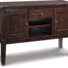 Mor Furniture Haddigan Server In Dark Brown