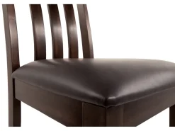 Mor Furniture Haddigan Side Chair In Dark Brown, Set Of 2
