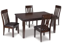Mor Furniture Haddigan Side Chair In Dark Brown, Set Of 2