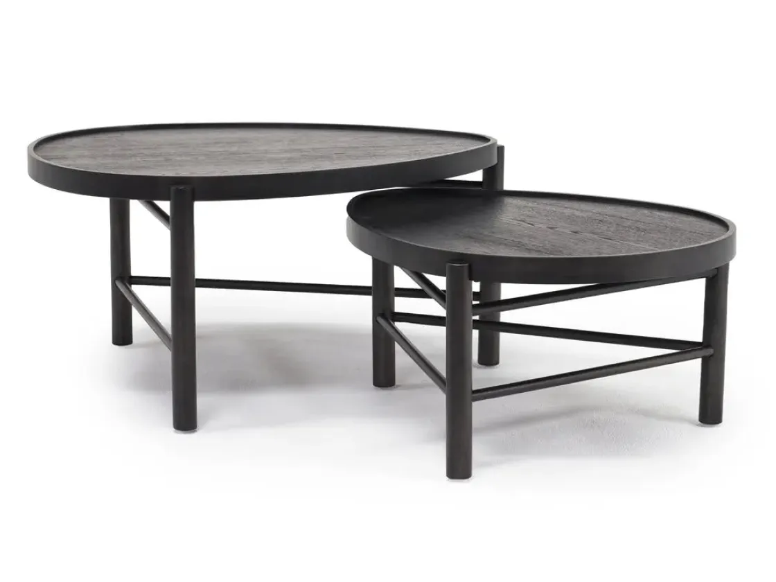 Mor Furniture Hadleigh Nesting Coffee Tables In Coffee Bean, Set Of 2