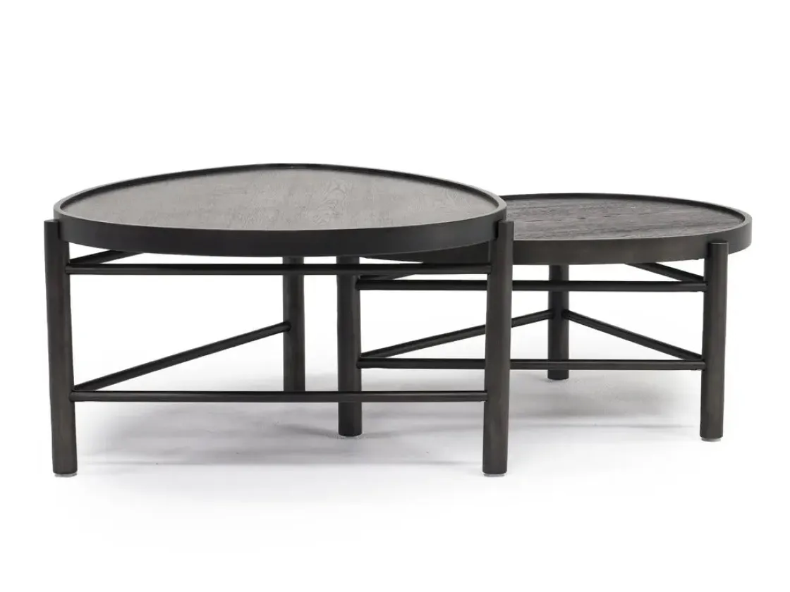 Mor Furniture Hadleigh Nesting Coffee Tables In Coffee Bean, Set Of 2