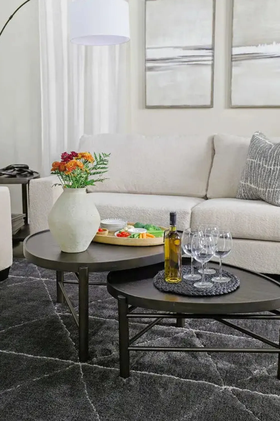 Mor Furniture Hadleigh Nesting Coffee Tables In Coffee Bean, Set Of 2