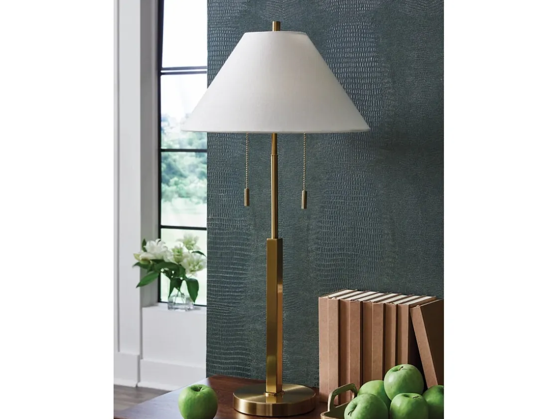 Mor Furniture Haigwood Table Lamp In Antique Gold