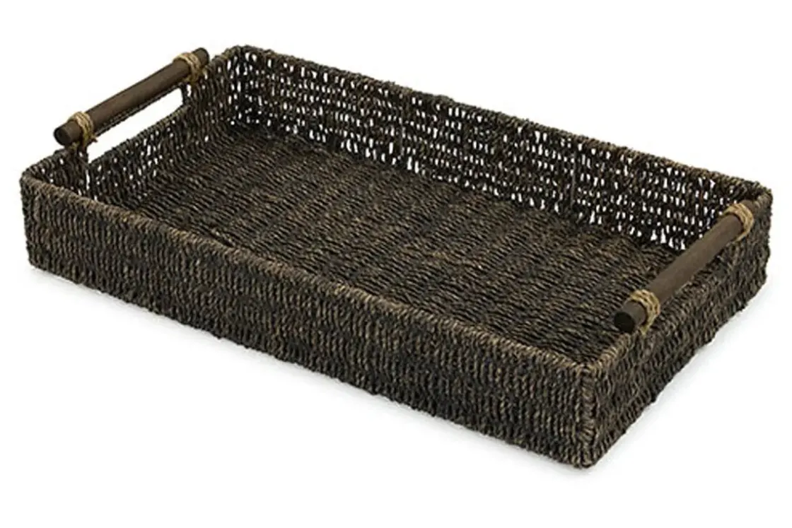 Mor Furniture Halima Tray In Chocolate, Set Of 2