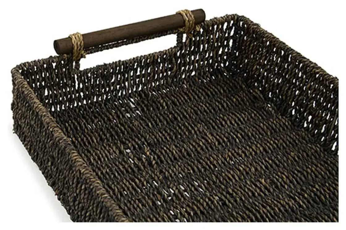 Mor Furniture Halima Tray In Chocolate, Set Of 2