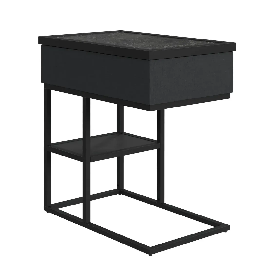 Mor Furniture Halo Accent C Table In Black